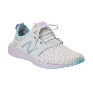 New Balance Women's Fresh Foam Cruzv1 Sneaker Arctic Fox/Glow/Blue Chill | New Balance WCRZRHA1 Arctic Fox
