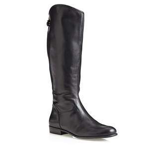 Ciao Bella Raya Riding Boot Black Burnished PU Ladies | Ciao Bella Raya Black