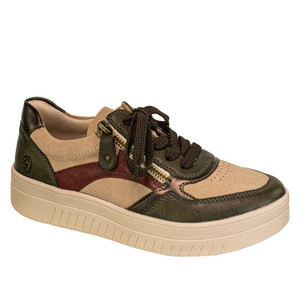 Remonte Women's D0J01-54 Sneaker Forest/Camel/Wine | Remonte D0J01-54 Forest/Camel Remonte Women's D0J01-54 Sneaker Forest/Camel/Wine | Remonte D0J01-54 Forest/Camel