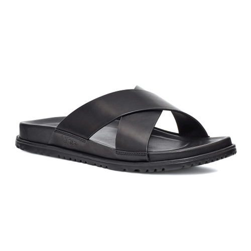 UGG Men's Wainscott Slide Sandal - Black | Discount UGG Mens Sandals ...