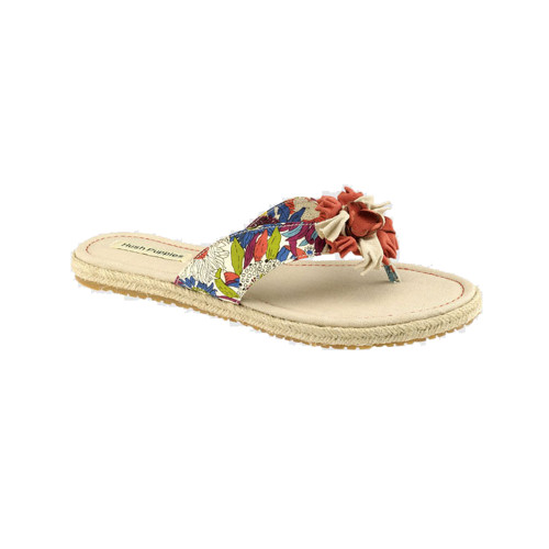 Hush Puppies Judette Toe Post Floral Fabric 7 Ladies Sandals