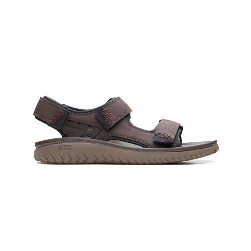 Clarks Men's Wesley Bay Sport Sandal Brown Discount Clarks Mens
