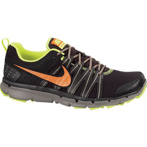 Nike Flex Trail 2 Grey/Orange Mens Running Shoes - Charcoal  display picture 3