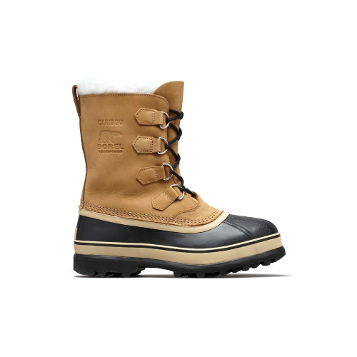 Sorel Men's Caribou Snow Boot Beige Discount Sorel Mens Boots & More