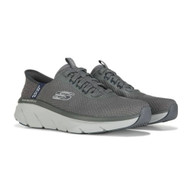 Skechers Men's D'Lux Walker 2.0 Rezinate Slip-ins Gray/Charcoal