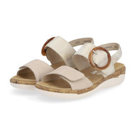 Remonte Women's R6853-61 Jocelyn 53 Sandal Cliff/Muschel