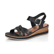 Remonte Women's D6454-00 Jerilyn 54 Sandal Graphite/Schwarz