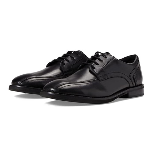 size 8.5 Wide Clarks Men\'s Un Hugh Way Oxfords Black Leather 69530 Clarks Un Hugh Step 26169021-003 Mens US 11.5 Black Leather  main image 2