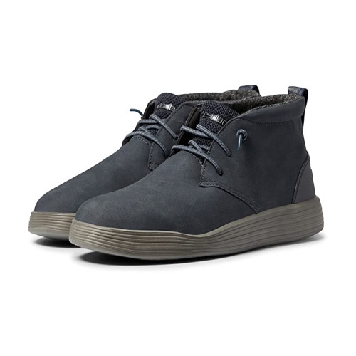 Hey Dude Navy and Gray Quilted Lace-Up Men\'s Casual Boots hay dude boots - TikTok Shop main image 4
