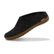 Glerups Unisex Slip On Honey Rubber Sole Charcoal