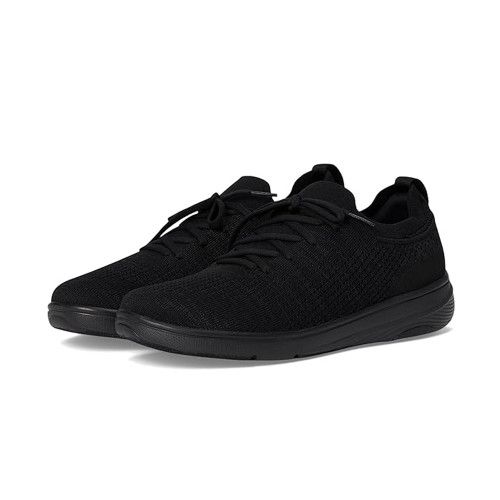 FitFlop Super-Q Knit Lace-Up Urban White