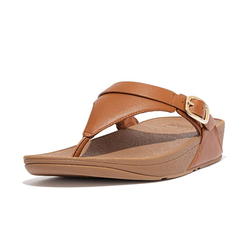 FitFlop Women's Lulu Adjustable Leather Toe-Post Sandal