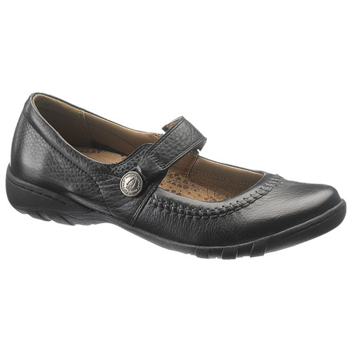 Hush Puppies Gyneth Black Leather Ladies - | Discount Hush Puppies