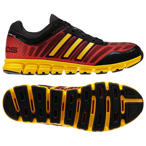 Adidas ClimaCool Aerate 2 Black/Yellow Mens Running Shoes