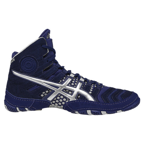 ASICS Dan Gable Ultimate 4 Blue, Gray & Red Wrestling Shoes J500Y Size 10.5 US Asics Aggressor 2 wrestling shoes light | Mercari main image 4