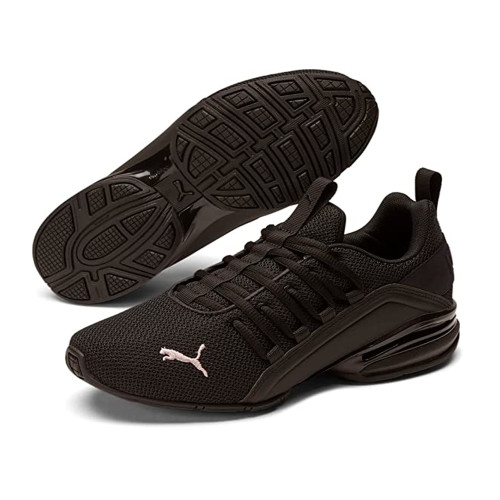 Puma Women's Axelion Mesh Running Shoe Black Discount Puma Ladies