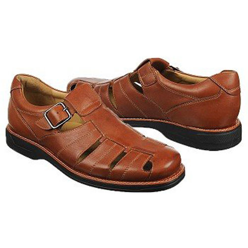 Johnston & Murphy Golson Fisherman Sandals Men\'s 10M • Brown Leather • With Box Johnston & Murphy Fisherman Sandals for Men for sale | eBay main image 3