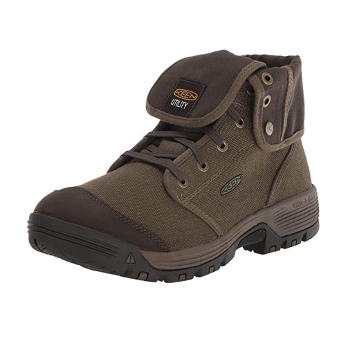 KEEN Utility Men's Roswell Mid Soft Toe Work Boot Green Discount