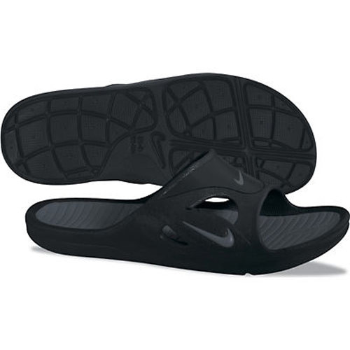 Nike First String Slide Blk/Grey - | Discount Nike Men's Sandals & More ...