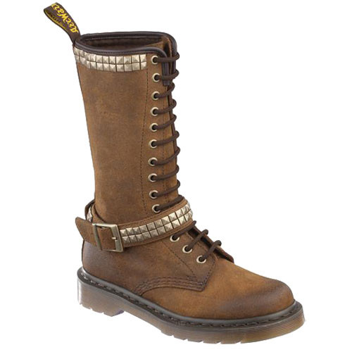 ドクターマーチン JANICE ブーツ Dr Martens Janice Boot Dk Brown Ladies - | Discount Doc Marten