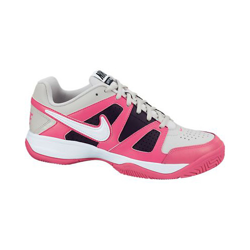 Nike City Court VII Pink/Grey Ladies Tennis Shoes - Pink Foil/Grey ...