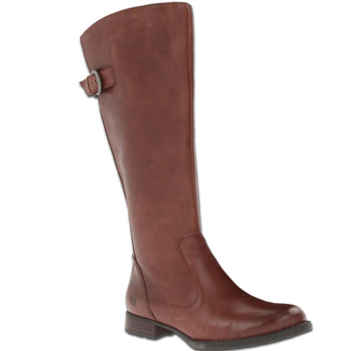 Born Lottie Dark Brown/Tan Ladies Boots - Dark Brown/Tan | Discount ...