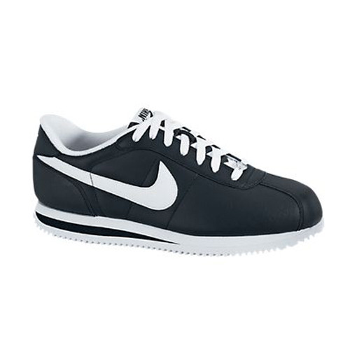 Nike Cortez Basic Leather '06 Black/White Mens Walking Shoes