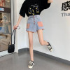 AESTHETIC ULZZANG DENIM SHORTS SKIRT - Cosmique Studio