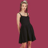 EGIRL STYLE SPAGHETTI STRAP A-LINE MINI DRESS-Cosmique Studio-Aesthetic-Egirl-Grunge-Clothing