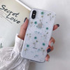 AESTHETIC SOFT FLOWERS TRANSPARENT PHONE CASE-Cosmique Studio-Aesthetic Clothing Store