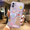 KAWAII CARTOON BEAR CUTE PASTEL PHONE CASE-Cosmique Studio-Aesthetic Clothing Store