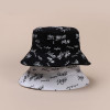 GRAFFITI PRINT REVERSIBLE BUCKET HAT-Cosmique Studio