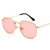 SOFT GIRL RETRO STYLE HEXAGON SUNGLASSES-Cosmique Studio