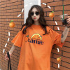 KOREAN STYLE ORANGE TEE - Cosmique Studio