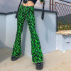 HARAJUKU NEON COLOR FLAMING FIRE PANTS - Cosmique Studio