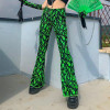 HARAJUKU NEON COLOR FLAMING FIRE PANTS - Cosmique Studio