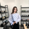 KOREAN STYLE POLKA DOT SHIRT-Cosmique Studio-Aesthetic Clothing Store