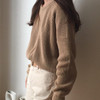 KOREAN STYLE SOFT SOLID SWEATER-Cosmique Studio-aesthetic-clothing-store