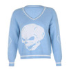 SOFT EGIRL SKULL PRINT SWEATER-Cosmique Studio-Aesthetic-Outfits