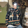 UNISEX REINDEER CHRISTMAS SWEATER-Cosmique Studio-Aesthetic-Outfits