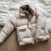 STREETWEAR ZIPPER PUFFER COAT - Cosmique Studio - Aesthetic Outfits
