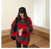 BF OVERSIZED STRIPED SWEATER - Cosmique Studio - Aesthetic Outfits