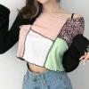 Y2K CUTE AND PSYCHO CROP TOP - Cosmique Studio - Aesthetic Outfits