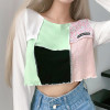 Y2K CUTE AND PSYCHO CROP TOP - Cosmique Studio - Aesthetic Outfits
