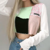 Y2K CUTE AND PSYCHO CROP TOP - Cosmique Studio - Aesthetic Outfits