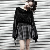 EGIRL GRAY PLAID MINI SKIRT - Cosmique Studio - Aesthetic Outfits