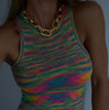 INDIE AESTHETIC KNITTED TANK TOP - Cosmique Studio - Aesthetic Clothes