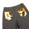 Art Hoe Aesthetic Sunflower High Waist Pants