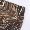 Y2K WAVE DESIGN SUMMER BROWN SKIRT