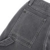 Y2K HIGH WAIST DENIM LOOSE GRAY DENIM PANTS